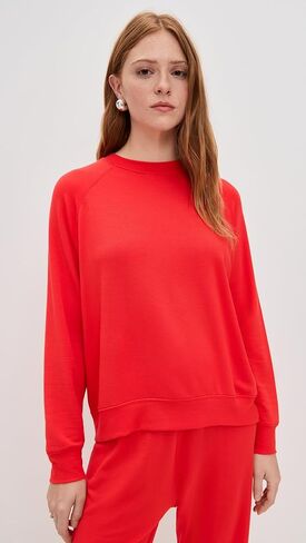 SPLITS59 Women's Andie Oversized Fleece Sweatshirt in Saudi Arabia