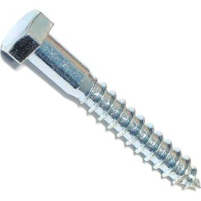Hard-to-Find Fastener 014973455569 Hex Lag Screws, 3/8 x 2-1/2, Piece-12