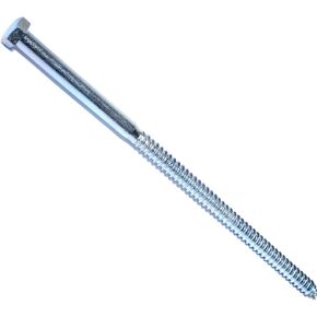 Hard-to-Find Fastener 014973260712 Hex Lag Screws, 1/2 x 12, Piece-25, zinc