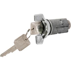 GM Genuine Parts 19356477 Ignition Lock Cylinder with Key, Gray