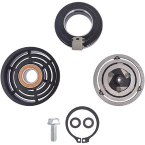 labwork AC A/C Compressor Clutch Coil Assembly Kit with Pulley Replacement for 2002-2003 Ford F-150 4.6L 5.4L