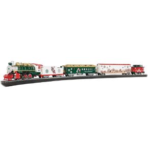 Bachmann Trains - Norman Rockwell Christmas Express - Ready to Run Electric Train Set - HO Scale