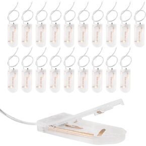 AEDIKO 20pcs CR2032 Battery Holder Coin Cell Battery Holder 2X CR2032 Battery Holder with ON/Off Switch