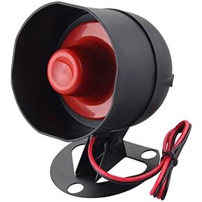 EASYGUARD SC6T Universal Replacement car Alarm Siren 6 Tone Alarm Loudspeaker Electronic Horn Compatible with Car Alarm DC12V 15W 120DB