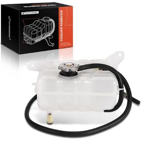 A-Premium Engine Coolant Overflow Recovery Reservoir Tank [with Cap & Tubing] Compatible with Jeep Libert KJ 2002-2007, V6 3.7L, Replace for# 52079788AD
