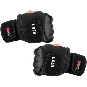 Weighted Gloves 1kg, Sandbag Weight Bearing Training Gloves Fitness Gloves with Wrist Support for Gym Boxing, Cross Training