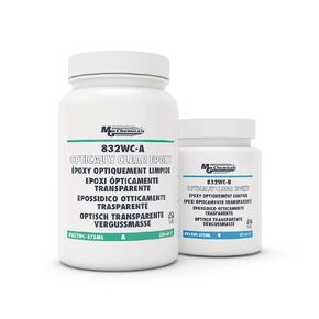 MG Chemicals - 832WC-375ML Water Clear Epoxy, Potting and Encapsulating Compound, 375 mL, 2-Part Kit