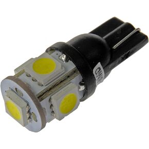 Dorman 194W-SMD 194 White 5050SMD 5LED Bulb Compatible with Select Models