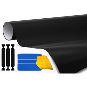 VViViD Black Matte Automotive Vinyl Wrap Film w/ 3M Toolkit (5ft x 5ft)