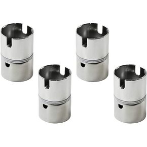 MARINE CITY 316 Stainless Steel Drop-in Swivel for Rod Holder | Strong & Durable | Ideal for Boat, Marine, Yacht (4 Pcs)