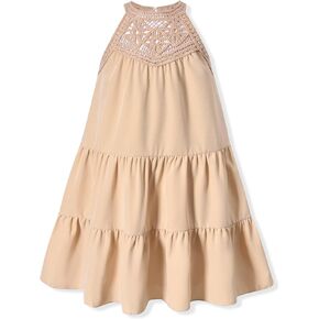 MINIFEIKO Toddler Girl Sleeveless Dress Summer
