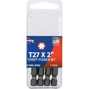 Mayhew Tools 19328-4 USA Torx Power Bit, T27 x 2", 4-Pack in Kuwait