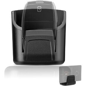Faguan In-car key organizer and key card holder, mounted on the dashboard for clear visibility and easy access, reducing the risk of forgetting keys or leaving the vehicle running when departing