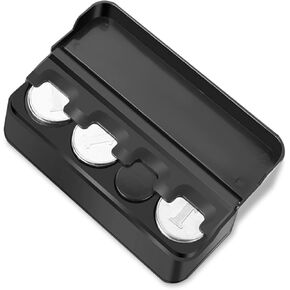 حامل عملات معدنية للسيارة من ديمارس، منظم تغيير عملات السيارة العالمي، صندوق تخزين حافظة العملات المعدنية، حامل عملات السيارة العالمي، ملحقات السيارة الداخلية مناسبة لمعظم السيارات in Kuwait