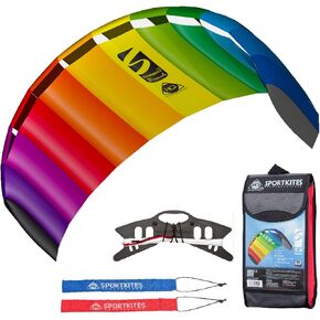 HQ Symphony Beach III 1.8 Stunt Kite, Dual Line Foil Sport Kite