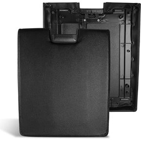 LCWRGS Center Console Lid with Latch Armrest Cover Replacement for 2007-2013 Chevy Silverado Tahoe Suburban Avalanche | GMC Sierra Yukon/Yukon XL 20864154（Black）