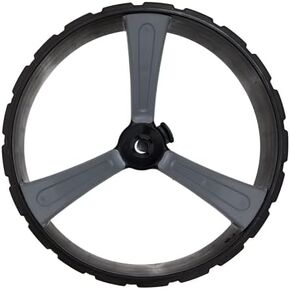 MGI Zip Navigator All Terrain Rear Wheel - 15 Milimeter Axle - (Compatible Zip Navigator-Zip Navigator All Terrain-Zip X5), Black-Titanium Gray