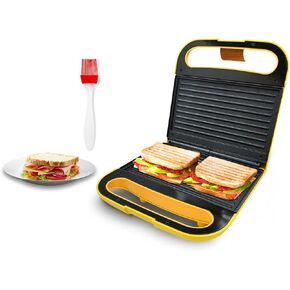 Aoruru Electric Indoor Grill Panini Press Maker with Nonstick Plates