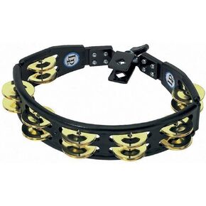 Latin Percussion LP175 Cyclops, Brass Jingles, Black, Mountable Tambourine