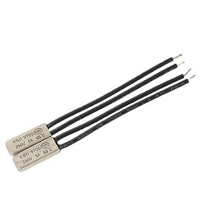 Uxcell a11032500ux0133 KSD9700 NC 45C Bimetal Thermostat Temperature Switch (Pack of 2)