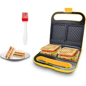 Aoruru Electric Indoor Grill Panini Press Maker with Nonstick Plates
