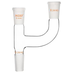 محول التقطير XCD Claisen، محول التقطير Claisen ثلاثي الاتجاهات مع محول توصيل مختبر المفاصل 24/40
