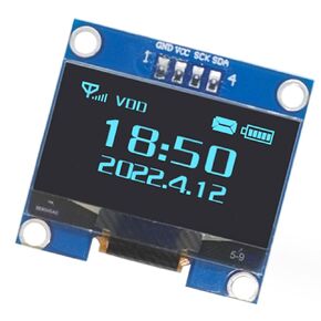 1.3 Inch Display Screen 128x64 LCD Display Module IIC Interface Display Module Organic Light Emitting Diode CH1116 Chip PMOLED