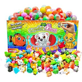 Bulk Box (250 Capsules) -Series 6: Mini Capsule Squishy Animal Toys | Perfect Party Favors, Pencil Toppers, Classroom Prizes, Collectible Toys for Kids