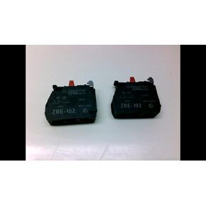 Schneider Electric Zbe-102 - Pack of 2 - Contact Block 1Nc Zbe-102 - Pack of 2 -
