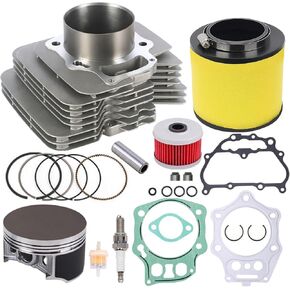 XIAOWEI تبريد الهواء العلوي إعادة بناء عدة اسطوانة حلقات المكبس استبدال لهوندا TRX500 فورمان 500 2x4 4x4 2005-2011 92 مللي متر المكبس مع فلتر الهواء/الزيت in Kuwait