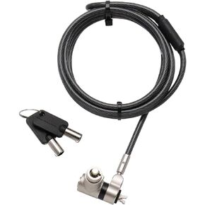 Mobile Edge Universal Ultra-Slim 6.5′ Laptop Security Cable Lock with 2 Keys, Computer Tablet Anti-Theft Locking Products Device