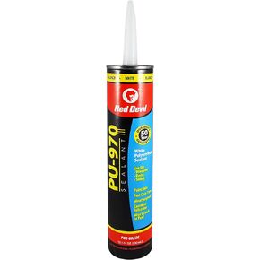 Red Devil 0970 Window and Door Polyurethane Sealant, 1 Pack, White