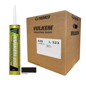 Tremco 116 Vulkem Polyurethane High-Performance Sealant, Dark Bronze - 30 Pack