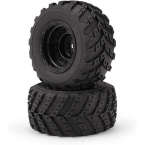 HAIBOXING 1/12th Scale Remote Control Cars Accessories Tires, Brushless RC Truck Spare Parts Wheel Complete 2pcs Apply to HBX 903 & 903A (90115)