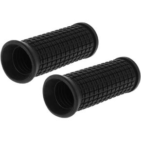 2Pcs Bike Handlebar Grips, MTB Cycle Road Mountain Bicycle Scooter Bike Handle bar Rubber End GripSingle Lock on Bicycle Handle Bar, Soft Non-Slip-Rubber Hand Grip Comfortable Ergonomic