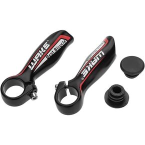 Bicycle Handlebar Ends,1 Pair Aluminum Alloy Mountain Bike Bicycle Handlebar Bar Ends Hand Grip End 22.2mm