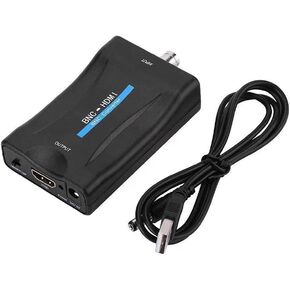 SAIZHUO BNC to HDMI Video Converter Box,BNC Adapter with Audio for Security Cameras DVRs Supports 720P/1080P Output