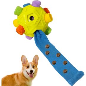 كرة استنشاق للكلاب من جوياسي، ألعاب تفاعلية للكلاب، كرة استنشاق للكلاب، تشجع مهارات البحث عن الطعام الطبيعية، ألعاب ألغاز للكلاب للتدريب البطيء على الطعام، كرة علاج للكلاب المتوسطة والصغيرة باللون الأصفر in Kuwait