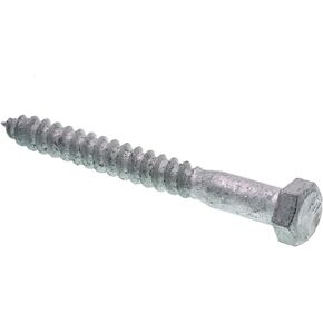 Prime-Line 9056353 Hex Lag Screws, 3/8 In. X 3-1/2 In., A307 Grade A Hot Dip Galvanized (50 Pack)