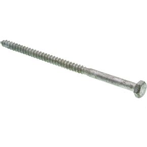 Prime-Line 9055365 Hex Lag Screws, 1/4 In. X 5 In., A307 Grade A Hot Dip Galvanized Steel (100 Pack)