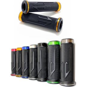 Universal Motorcycle Arrow Rubber Gel Hand Grips for 7/8" 22mm Handlebar Sports Bike Chopper Cruiser Bike