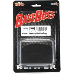 Reaper Miniatures 105mm x 70mm Oval Gaming Base (4) #74068 Accessory