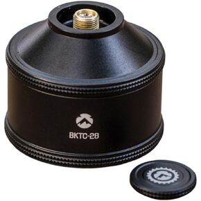 CAMPINGMOON Empty Refillable Canister for Backpacking Camping EN417 Lindal Valve Black 35g BKTC-28