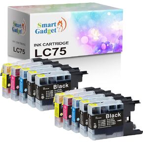 Smart Gadget 10 Pack Compatible Ink Cartridge LC 75XL LC75XL LC75 [4B+2C+2Y+2M] | Use for MFC-J6510DW J6710DW J6910DW J435W J625DW J280W J5910DW J825DW Printers