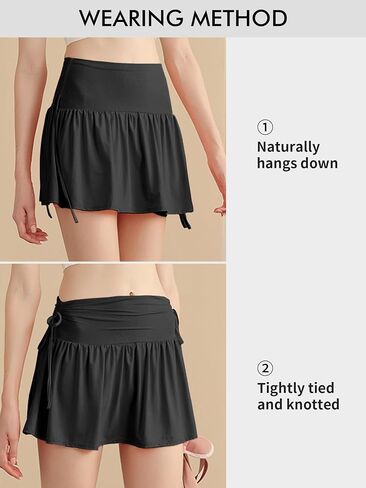 ATTRACO Womens Tennis Skirt Skorts Womens Golf Skirt Athletic Skirts Women Workout Skirts with Shorts High Waist in Saudi Arabia