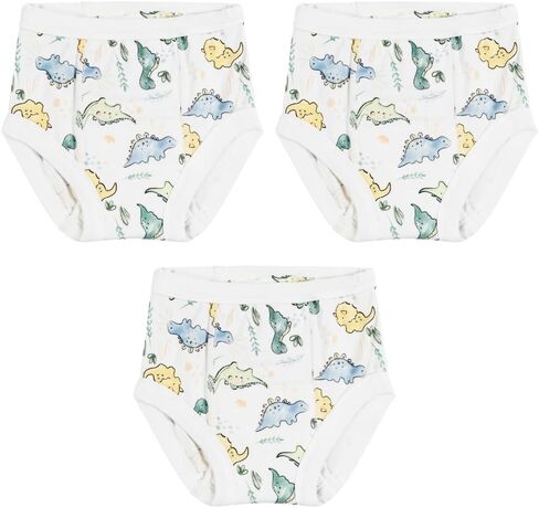 مجموعة سراويل التدريب على استخدام المرحاض من القطن العضوي من أندر ذا نايل، عبوة مكونة من 3 قطع in Kuwait