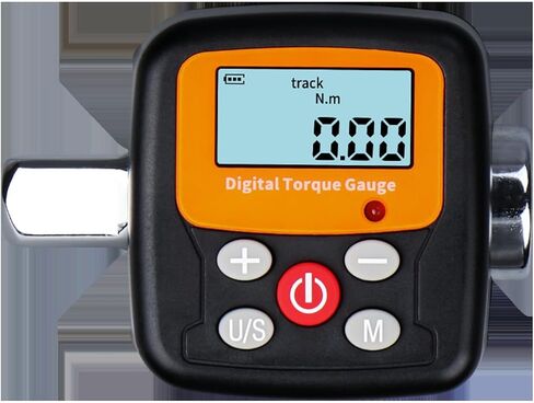 Dpofirs Digital Torque Adapter, High Accuracy 1/2 Connector 6 to 200N.M Torsion Adapter with Light Sound Alarm, Torque Wrench Digital in Saudi Arabia