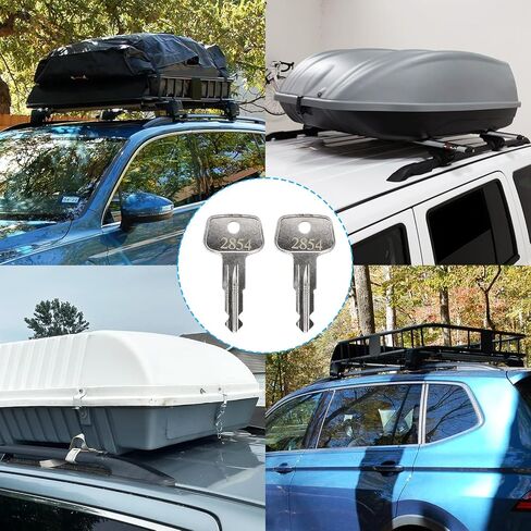 2854 مفاتيح سقف الأمتعة X-Cargo، مفتاح رف سقف X-Cargo مفتاح Karrite Ski Bike xcargo Carrier Skyline Sportrack XL، مفتاح بديل لرفوف سقف X-Cargo [عبوة من قطعتين] in Saudi Arabia