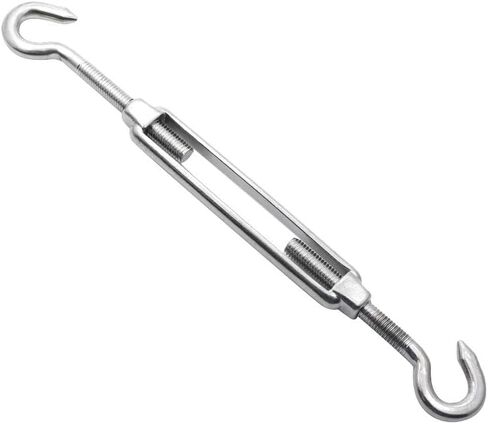 Augiimor 4 قطعة هوك وربط المقطورة سلك حبل التوتر M8 304 الفولاذ المقاوم للصدأ هوك لربط وصلة ربط المقطورة الثقيلة سلك حبل التوتر in Kuwait