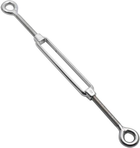 Augiimor 4 قطعة هوك وربط المقطورة سلك حبل التوتر M8 304 الفولاذ المقاوم للصدأ هوك لربط وصلة ربط المقطورة الثقيلة سلك حبل التوتر in Kuwait